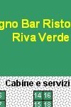 Mappa della spiaggia del Bagno Bar Riva Verde